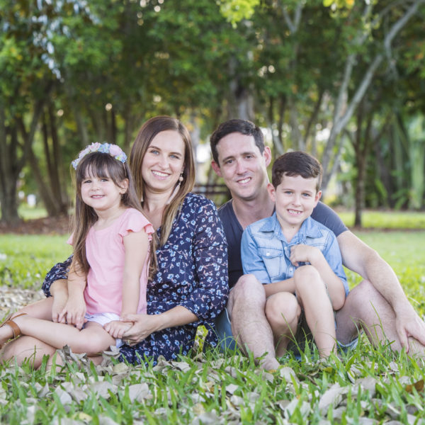 Photographs of families being together as part of a Sun Metals Safety Campaign to illustrate why it's important to stay safe at work.