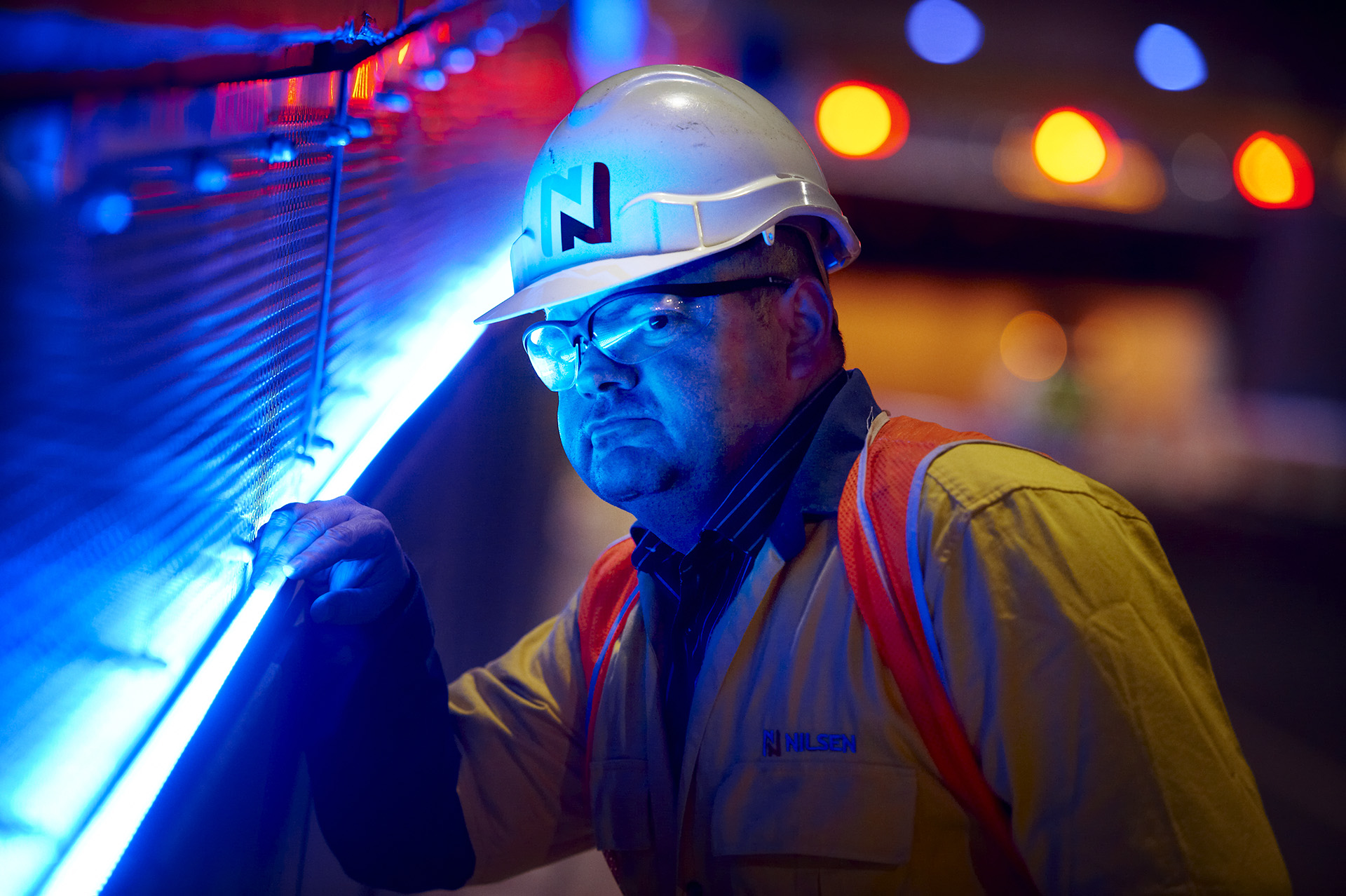 Leighton Investment and Facility Management personnel at work within Leighton managed facilities in Brisbane.