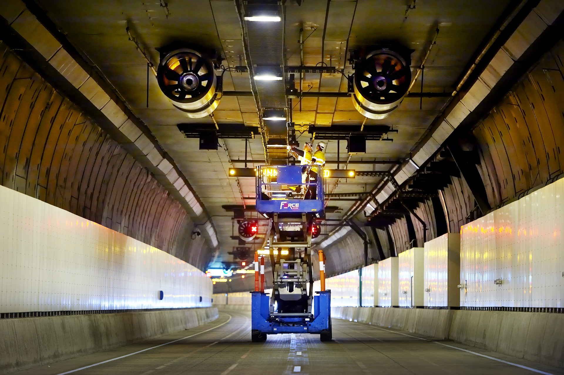 Leighton Investment and Facility Management personnel at work within Leighton managed facilities in Brisbane.