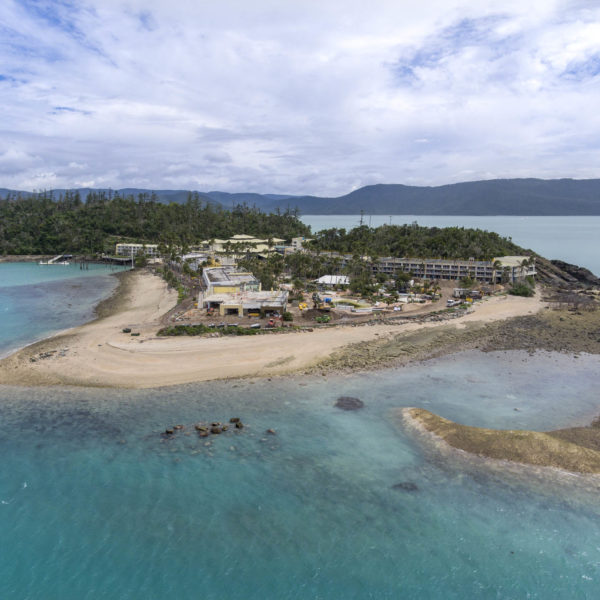 Daydream Island refurbishment Drone imagery for the beginning of the refurbishment of Daydream Island by Amicus