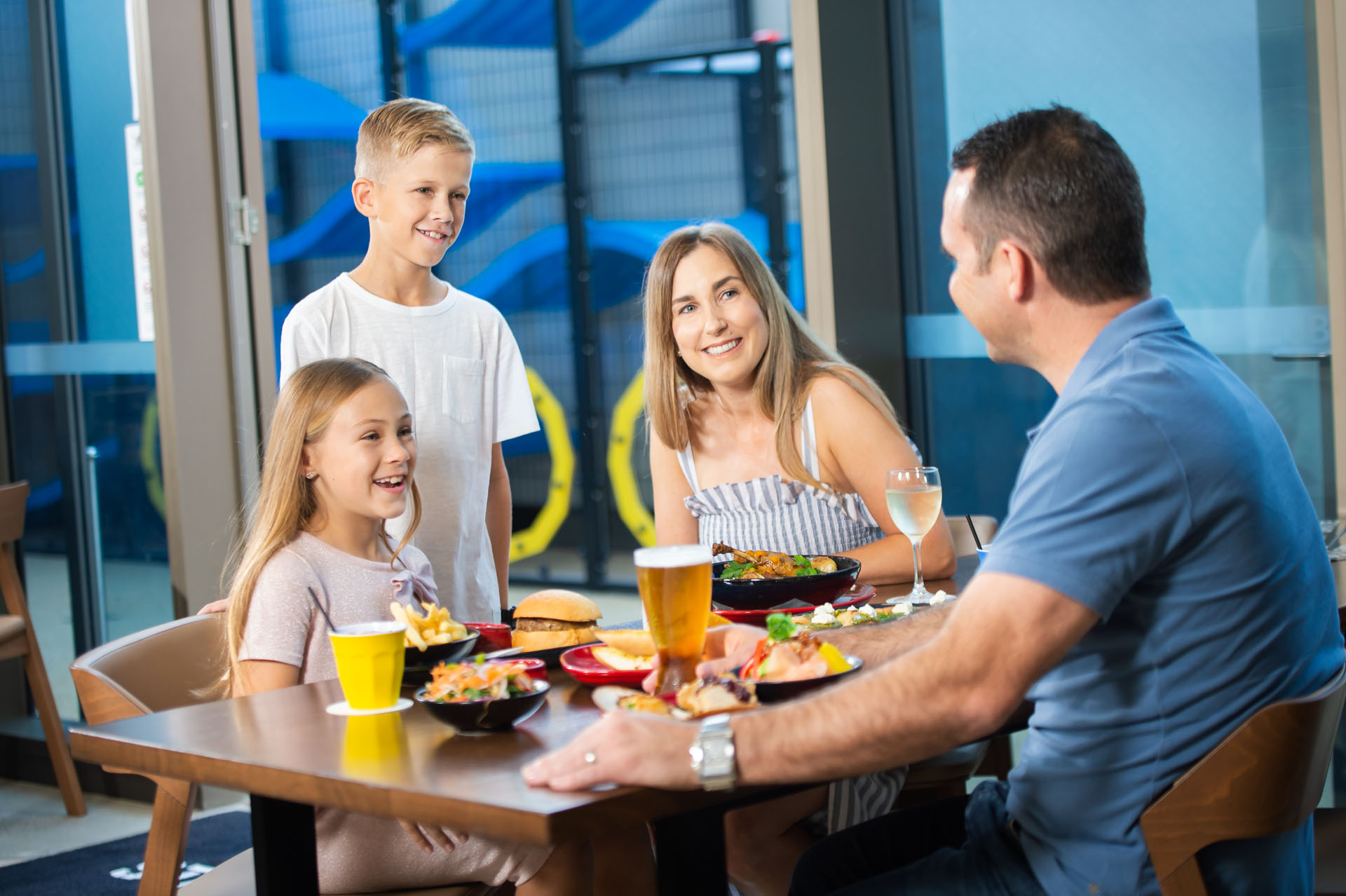 Photograph of the new Star Graze section at the Cowboys Leagues Club for their promotional use