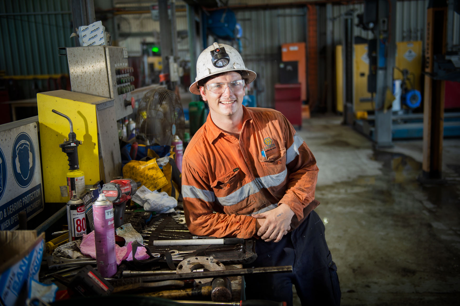 Photography of product, premises and personnel at Glencore's Ernest Henry Mine, Cloncurry