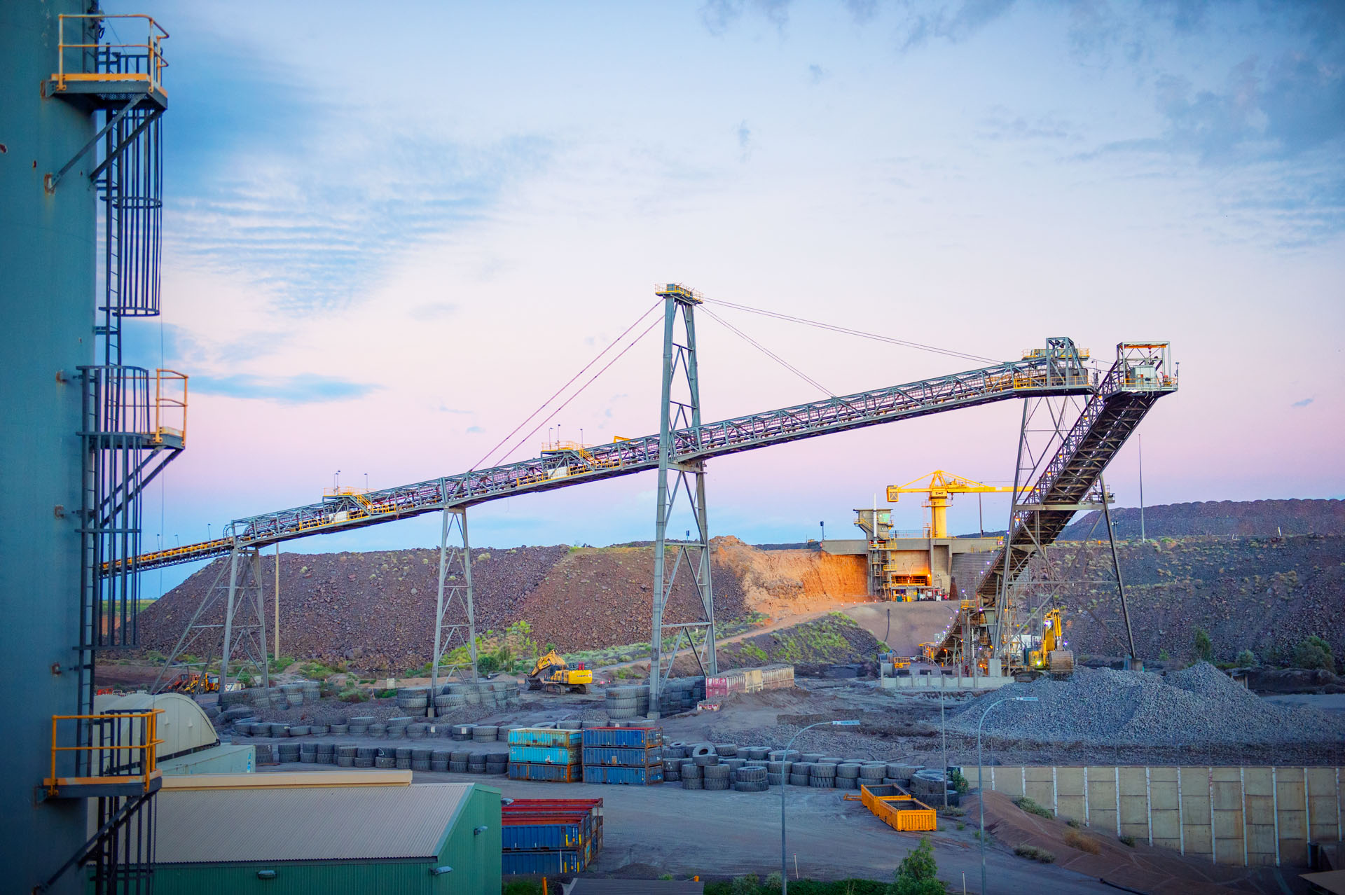Photography of product, premises and personnel at Glencore's Ernest Henry Mine, Cloncurry