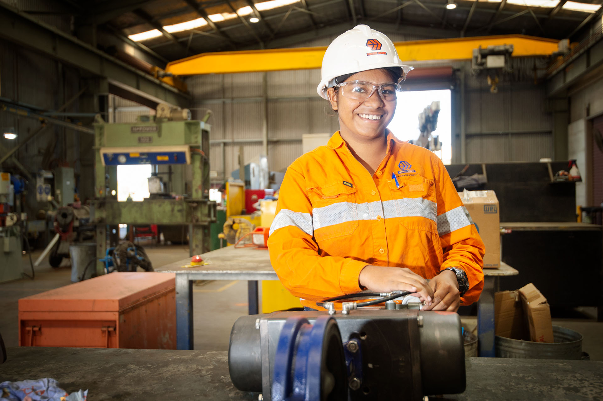 Photography of product, premises and personnel at Glencore's Ernest Henry Mine, Cloncurry