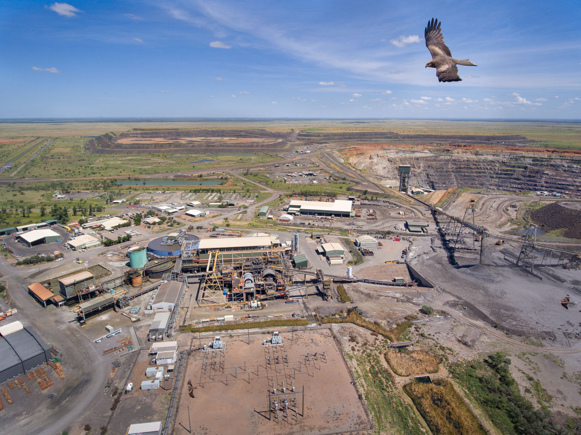 Photography of product, premises and personnel at Glencore's Ernest Henry Mine, Cloncurry