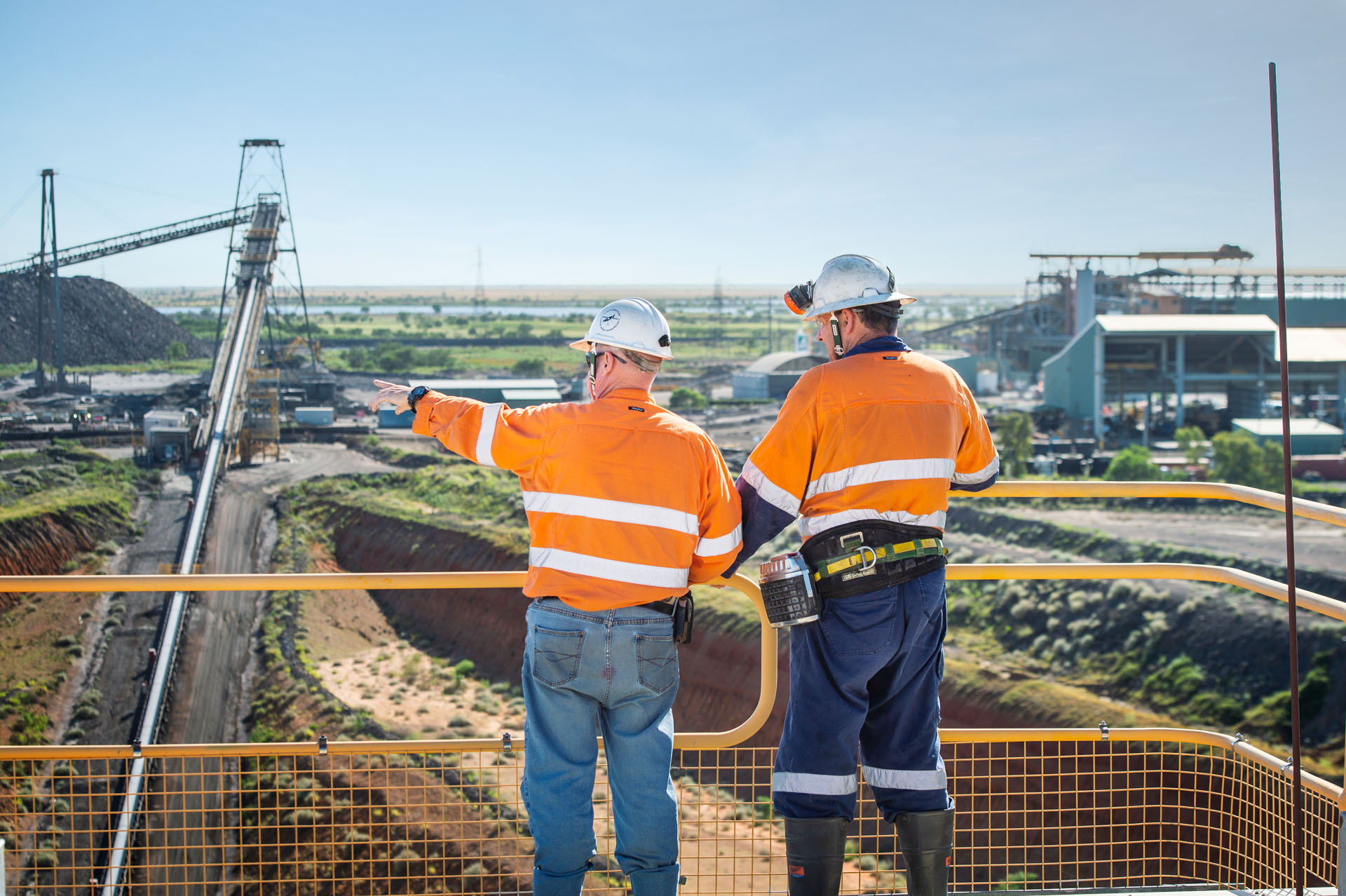 Photography of product, premises and personnel at Glencore's Ernest Henry Mine, Cloncurry