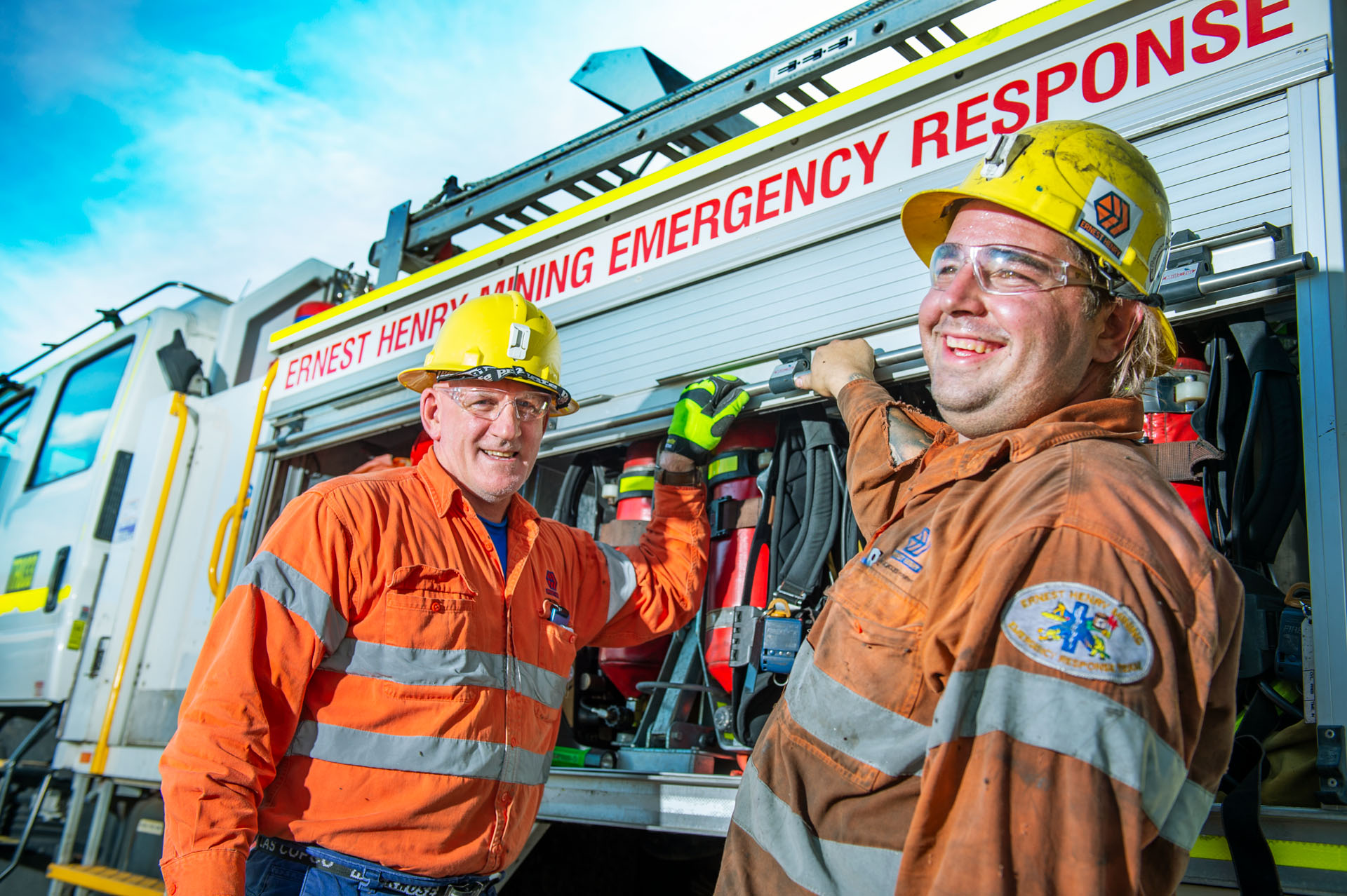 Photography of product, premises and personnel at Glencore's Ernest Henry Mine, Cloncurry