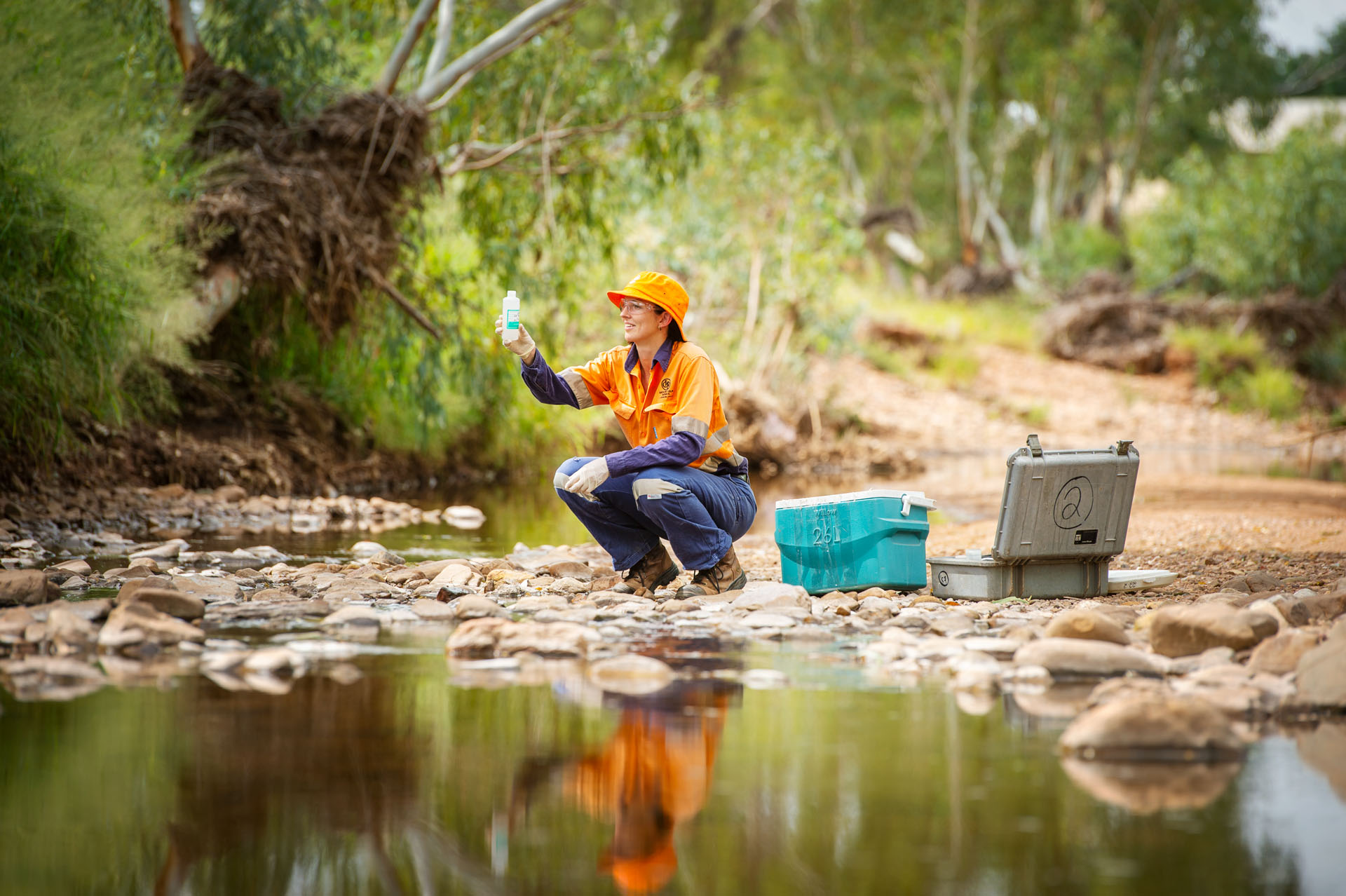 Photography of product, premises and personnel at Glencore's Mount Isa Mines, Mount Isa