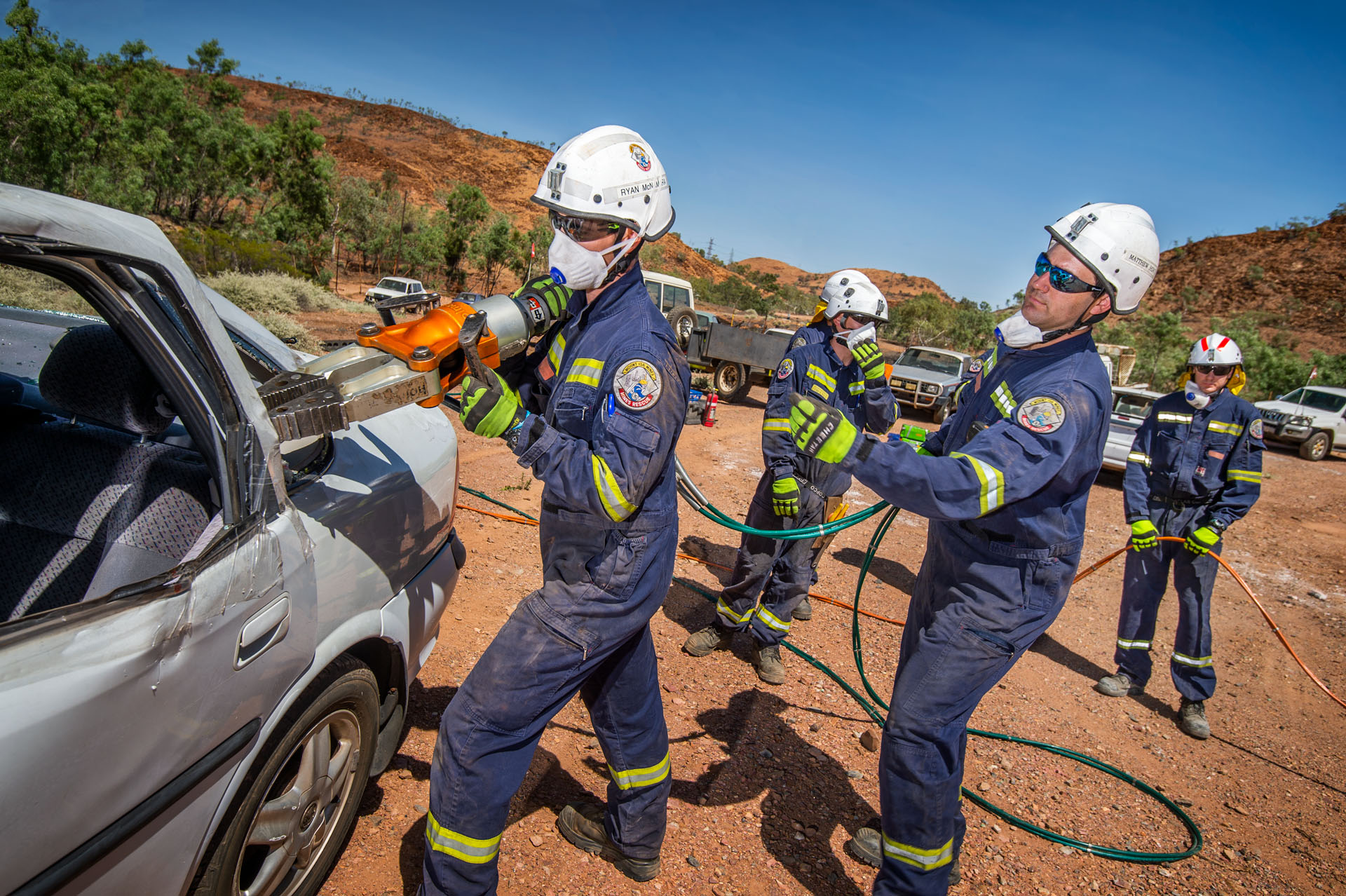 Photography of product, premises and personnel at Glencore's Mount Isa Mines, Mount Isa