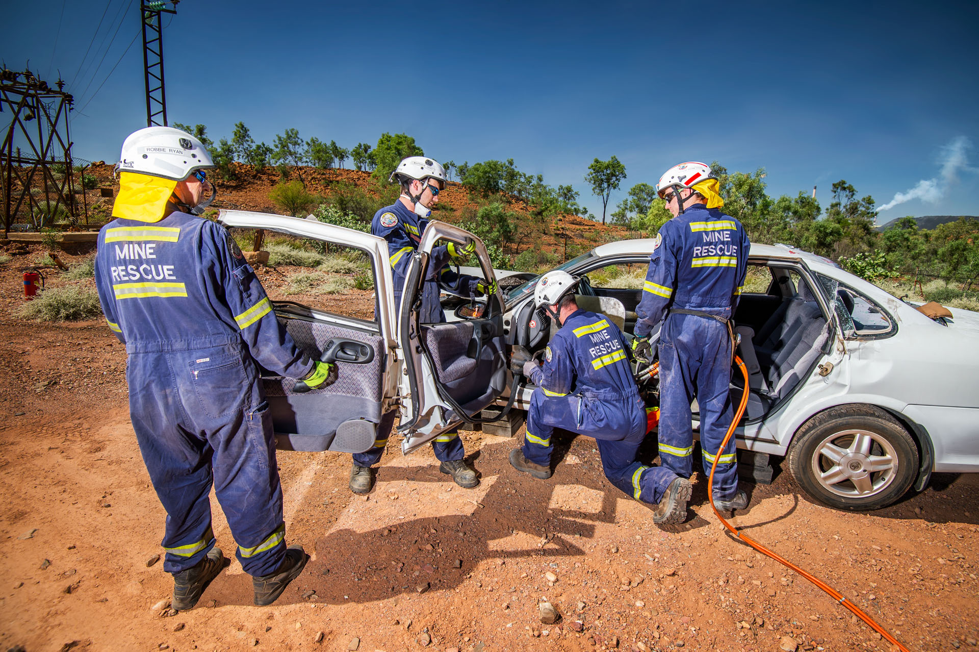 Photography of product, premises and personnel at Glencore's Mount Isa Mines, Mount Isa