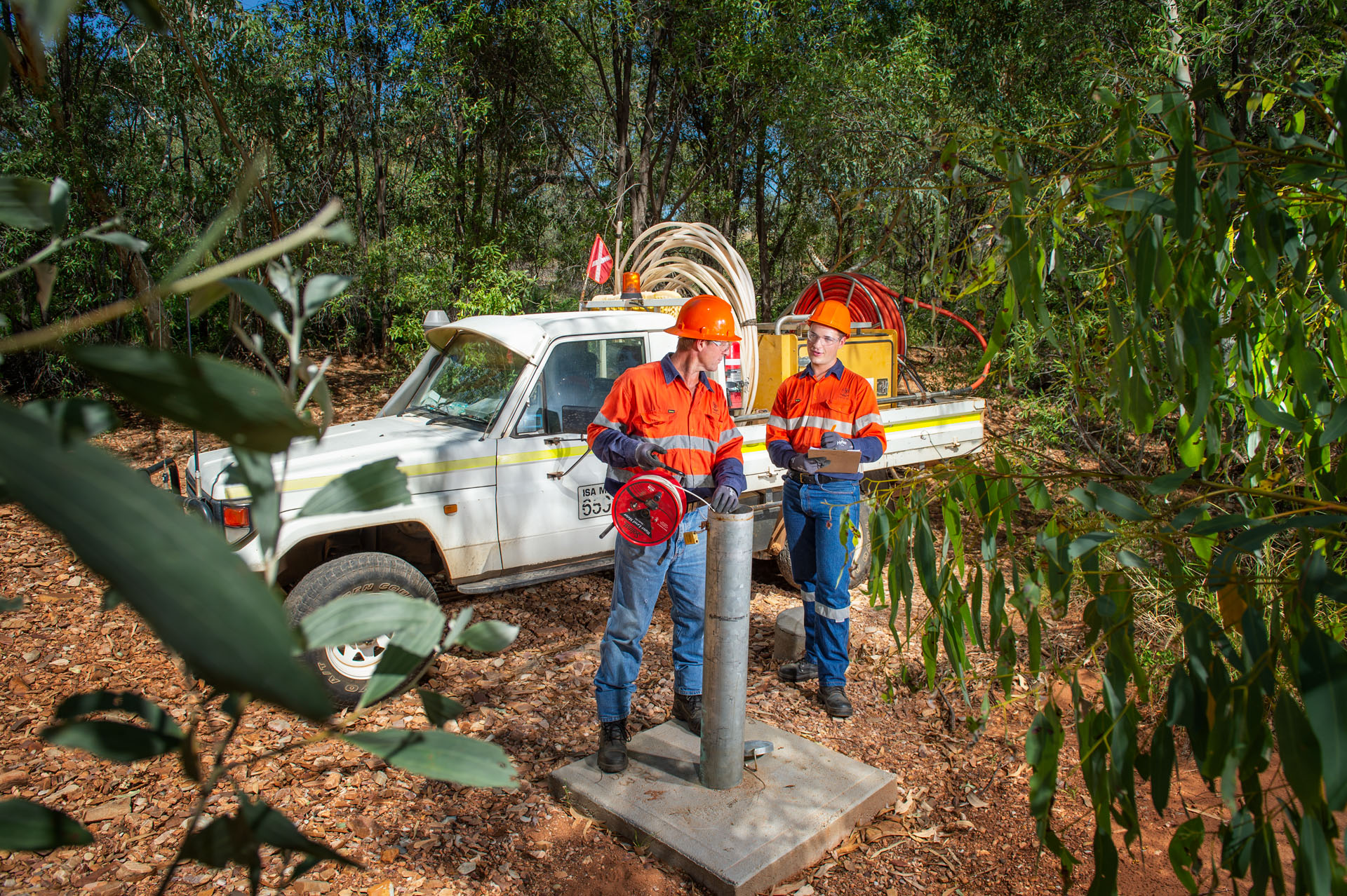 Photography of product, premises and personnel at Glencore's Mount Isa Mines, Mount Isa