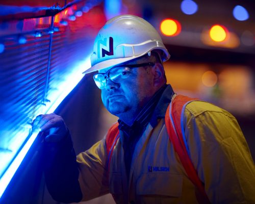 Leighton Investment and Facility Management personnel at work within Leighton managed facilities in Brisbane.